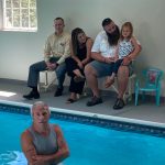 Baptism 2022 Ralston family