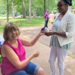 Picnic 2022 Pattie giving